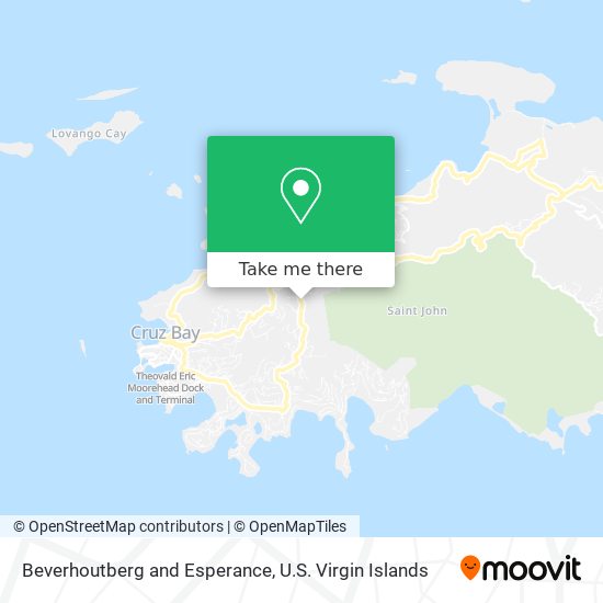 Beverhoutberg and Esperance map