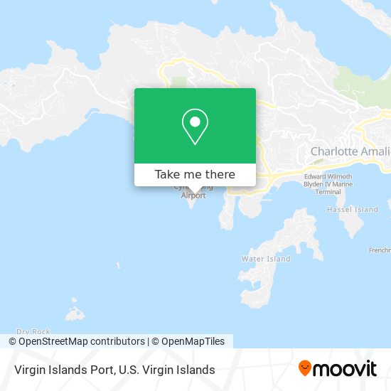 Virgin Islands Port map