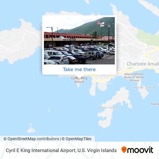 Mapa Cyril E King International Airport