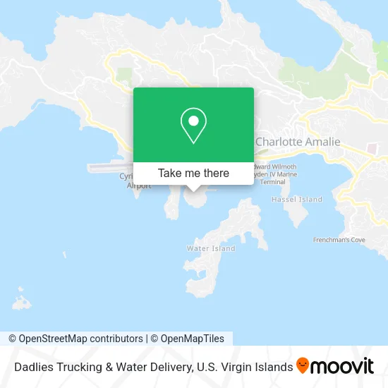 Dadlies Trucking & Water Delivery map