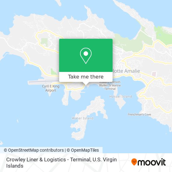 Mapa Crowley Liner & Logistics - Terminal