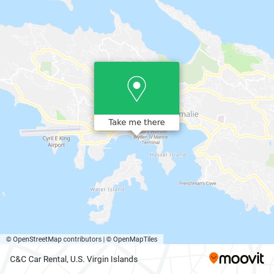 Mapa C&C Car Rental