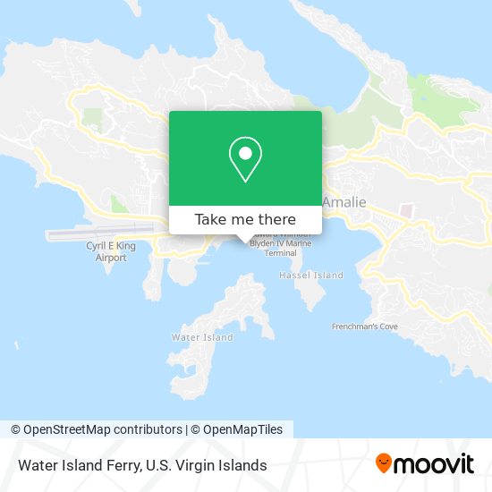 Water Island Ferry map