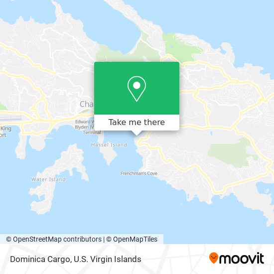Dominica Cargo map