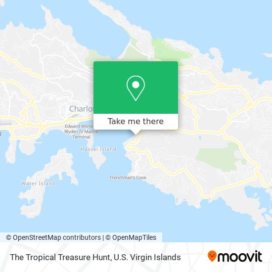 Mapa The Tropical Treasure Hunt