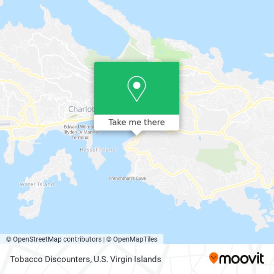 Tobacco Discounters map