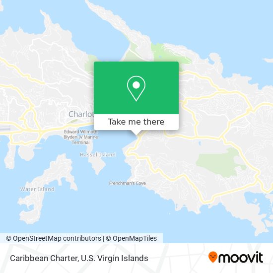 Caribbean Charter map