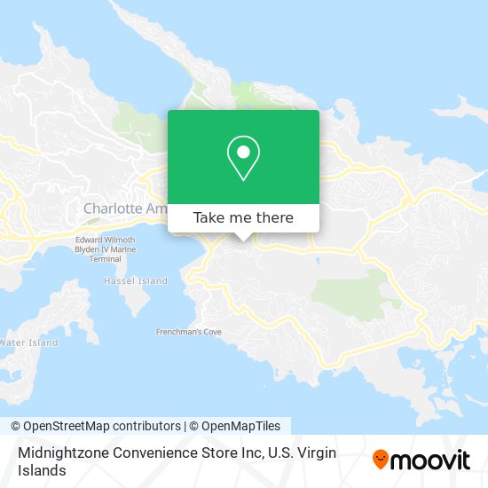 Midnightzone Convenience Store Inc map