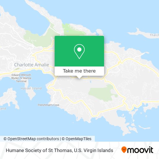 Humane Society of St Thomas map