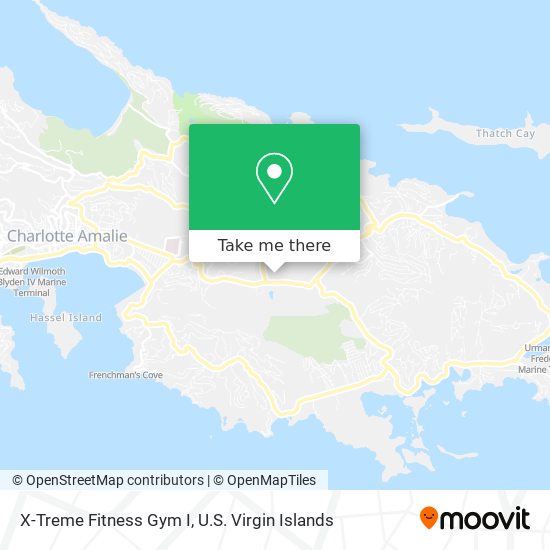 X-Treme Fitness Gym I map
