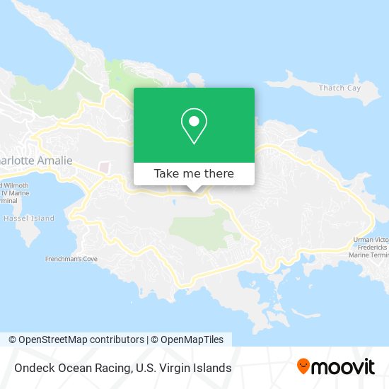 Mapa Ondeck Ocean Racing