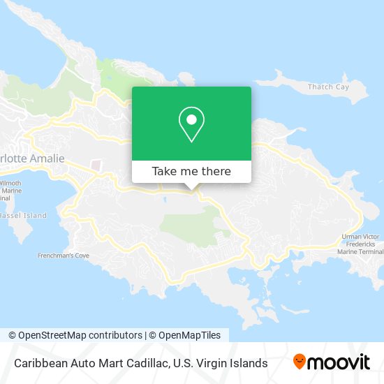 Caribbean Auto Mart Cadillac map