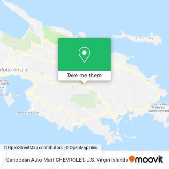 Caribbean Auto Mart CHEVROLET map