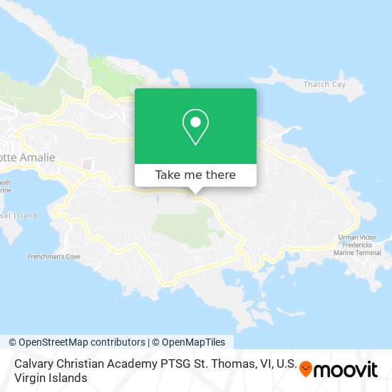Mapa Calvary Christian Academy PTSG St. Thomas, VI