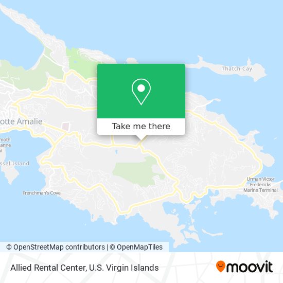 Mapa Allied Rental Center