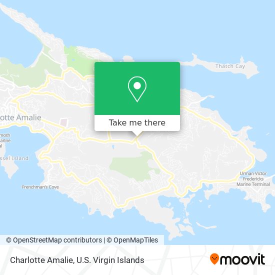 Charlotte Amalie map