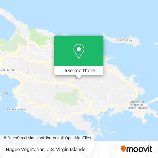 Nagee Vegetarian map