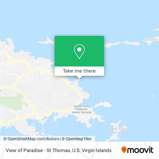 View of Paradise - St Thomas map