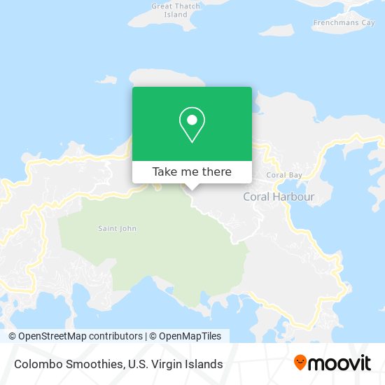 Colombo Smoothies map