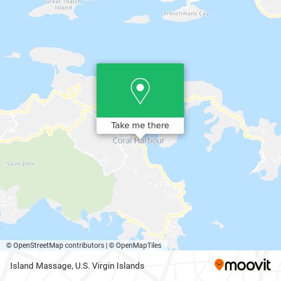 Island Massage map