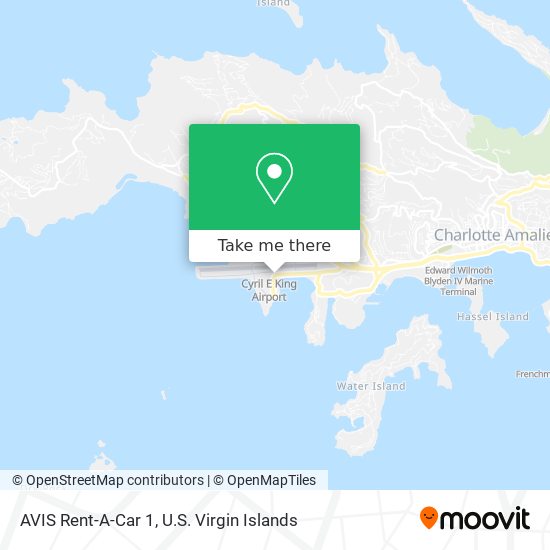Mapa AVIS Rent-A-Car 1