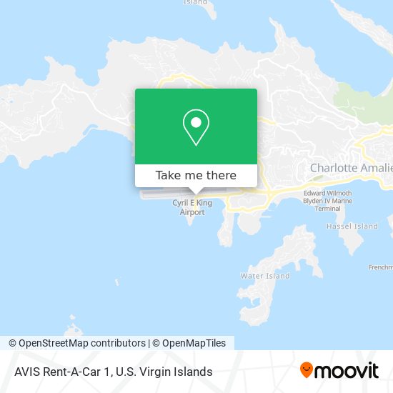 AVIS Rent-A-Car 1 map