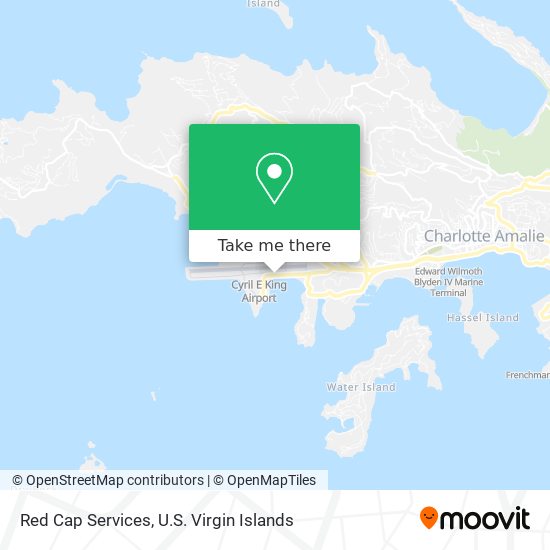 Red Cap Services map