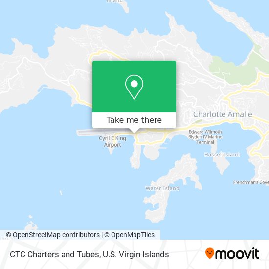 CTC Charters and Tubes map