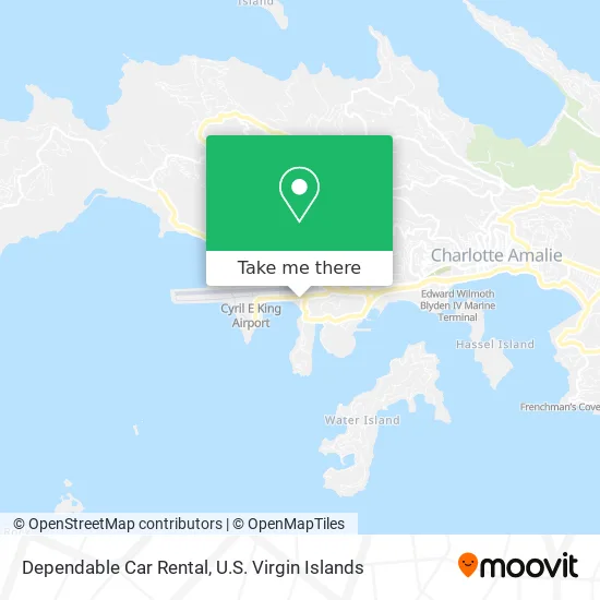 Dependable Car Rental map