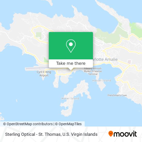 Sterling Optical - St. Thomas map
