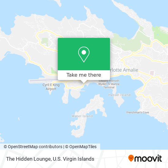 Mapa The Hidden Lounge
