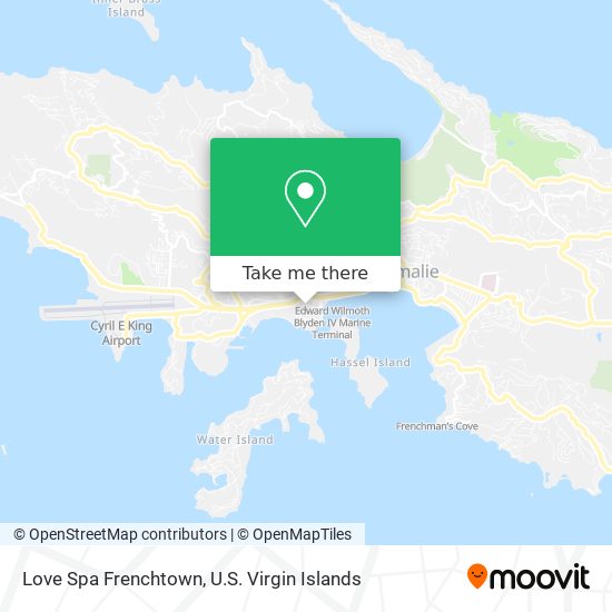 Mapa Love Spa Frenchtown