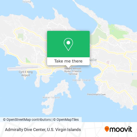 Admiralty Dive Center map