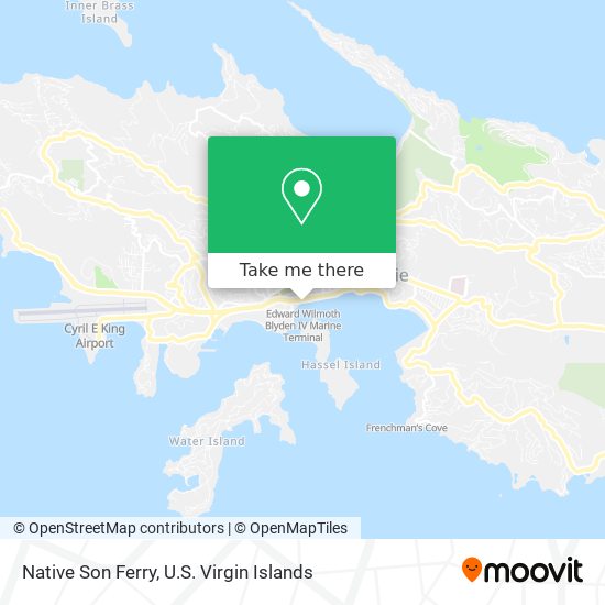 Native Son Ferry map
