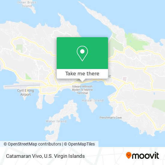 Catamaran Vivo map