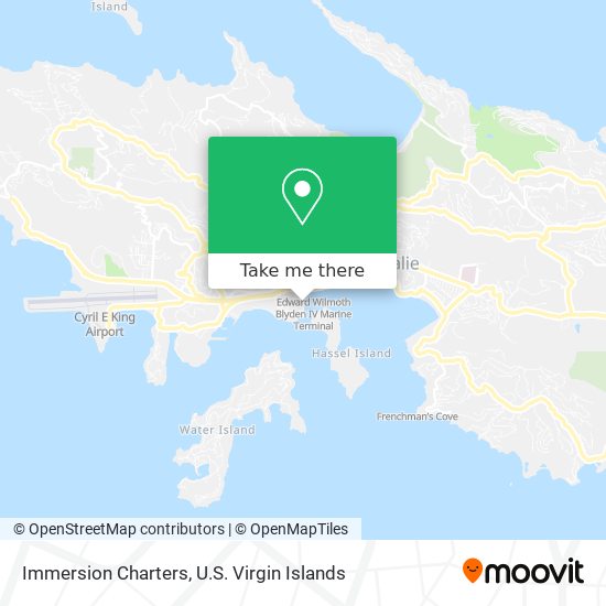 Immersion Charters map