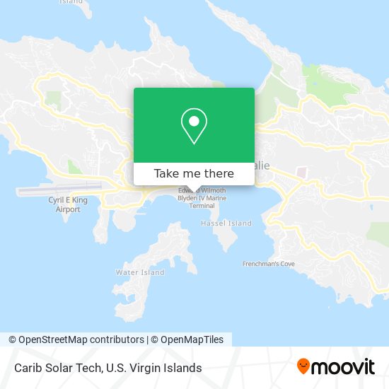Carib Solar Tech map