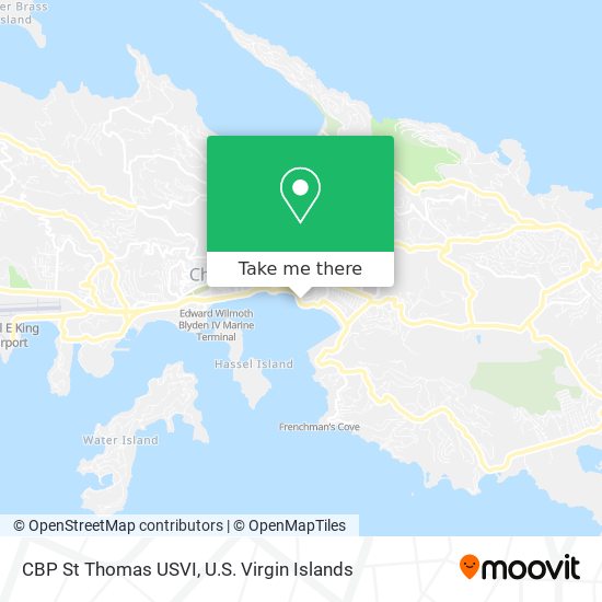 CBP St Thomas USVI map