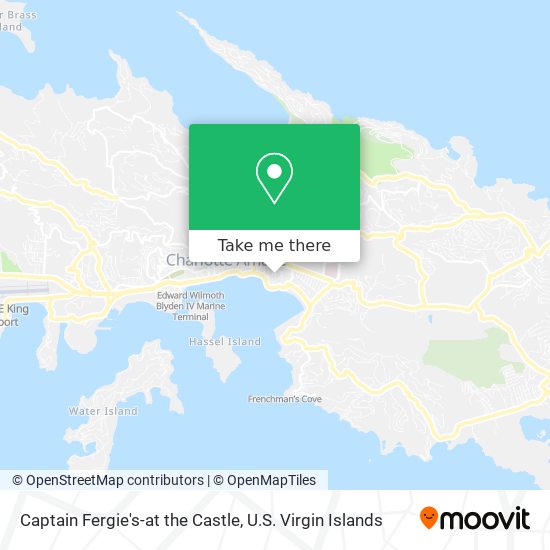 Mapa Captain Fergie's-at the Castle