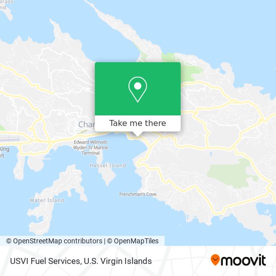 Mapa USVI Fuel Services