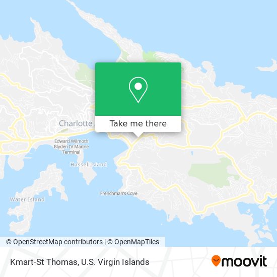 Mapa Kmart-St Thomas