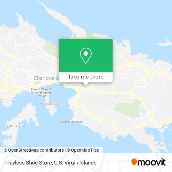Mapa Payless Shoe Store