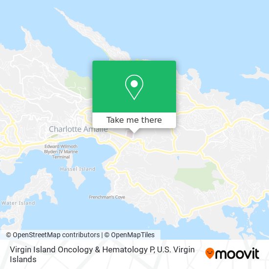 Virgin Island Oncology & Hematology P map