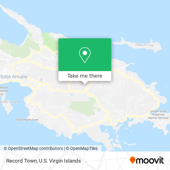 Mapa Record Town