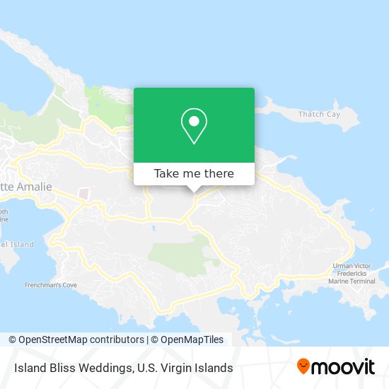 Island Bliss Weddings map