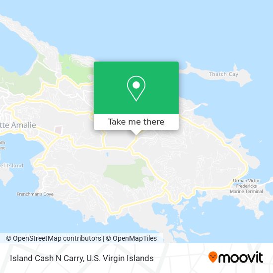 Island Cash N Carry map