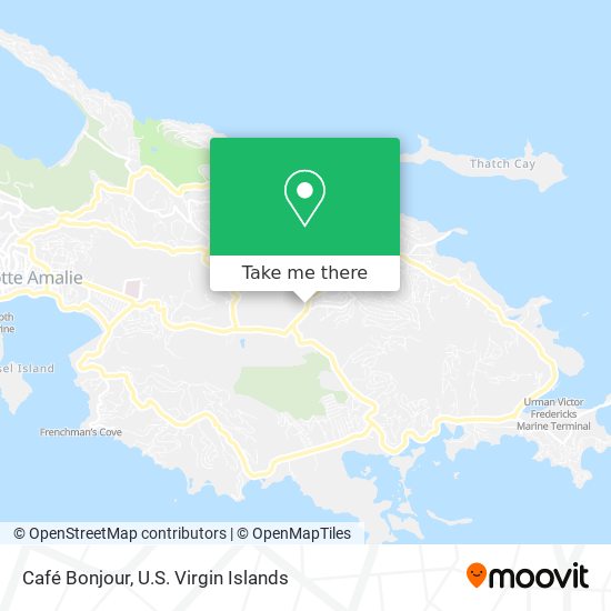 Café Bonjour map