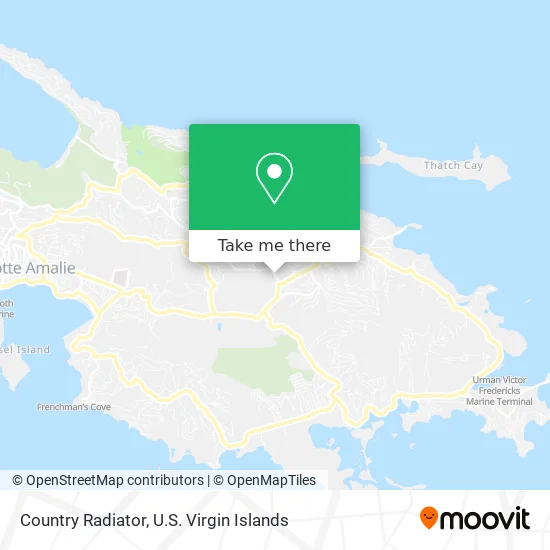 Country Radiator map