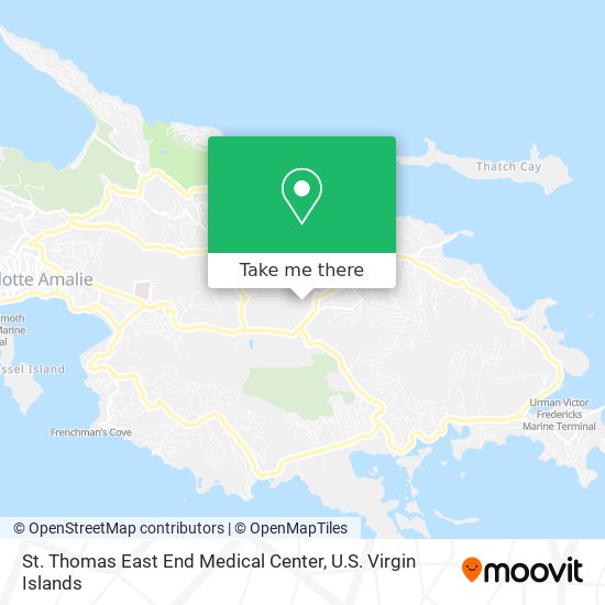 St. Thomas East End Medical Center map