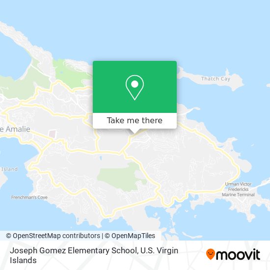 Mapa Joseph Gomez Elementary School